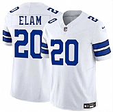 Men & Women & Youth Dallas Cowboys #20 Kaiir Elam White 2025 F.U.S.E. Vapor Untouchable Limited Stitched Jersey,baseball caps,new era cap wholesale,wholesale hats